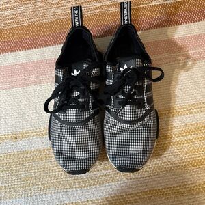 Adidas Monochrome Houndstooth Sneakers